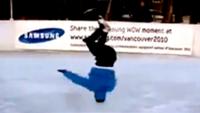 Breakdancer Turns Figure Skating Upside Down