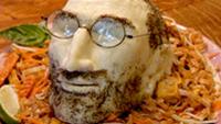 DIY Steve Jobs Cheese Head Is Kinda Gross